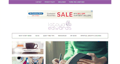 Desktop Screenshot of latoyaedwards.net